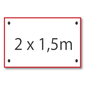 Transparent 2 x 1,5m