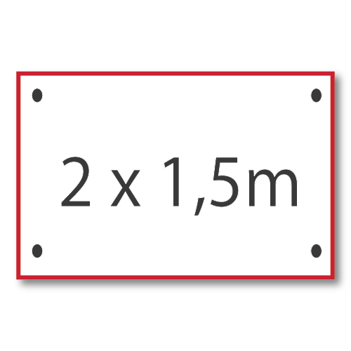 Transparent 2 x 1,5m