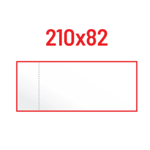 Vstopnica 210x82mm
